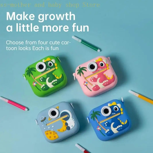 Dino Digital Camera with Instant Printing for Kids