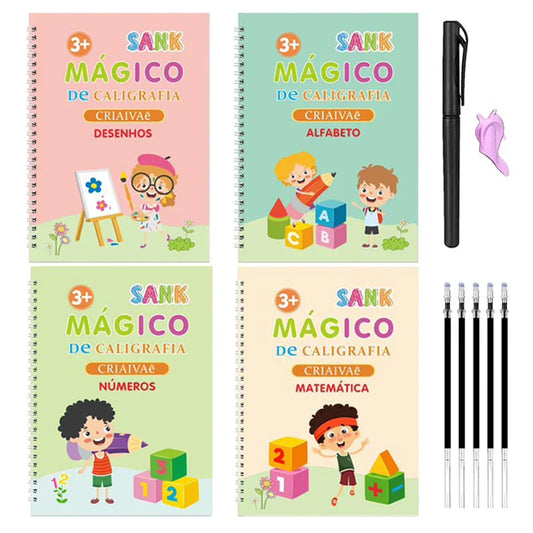 Kids Magic Calligraphy Practice Book