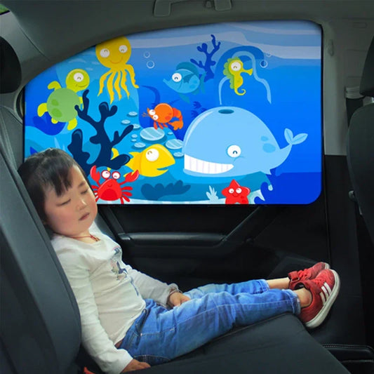 Magnetic Car Window Sunshade UV Protection