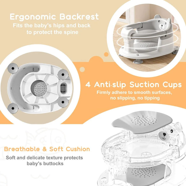 Safe & Cozy Baby Bath Chair